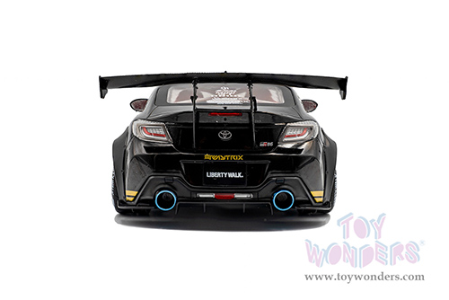 Solido - Toyota GR86 with Liberty Walk Body Kit (2024, 1/18 scale diecast model car, Black/Gold) S1813603