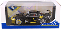 Solido - Toyota GR86 with Liberty Walk Body Kit (2024, 1/18 scale diecast model car, Black/Gold) S1813603; 