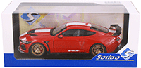 Solido - Ford Shelby Mustang Super Snake (2024, 1/18 scale diecast model car, Race Red/White Stripes) S1813801; 