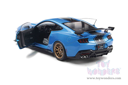 Solido - Ford Shelby Mustang Super Snake (2024, 1/18 scale diecast model car, Grabber Blue/Black Stripes) S1813802