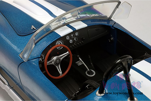 Solido - AC Cobra 427 MKII Convertible (1965, 1/18 scale diecast model car, Metallic Blue) S1850017