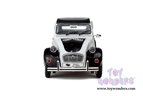 Solido - Citroën 2CV6 Breizh Hardtop (1978, 1/18 scale diecast model car, White/Black) S1850018