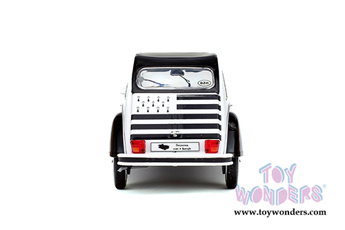 Solido - Citroën 2CV6 Breizh Hardtop (1978, 1/18 scale diecast model car, White/Black) S1850018