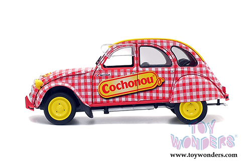 Solido - Citroën 2CV6 Cochonou Tour de France (2018, 1/18 scale diecast model car, Red/White/Yellow) S1850021