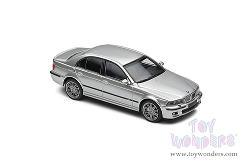 Solido - BMW E39 M5 5.0 V8 32V (2003, 1/43 scale diecast model car, Titanium Silver) S4310502