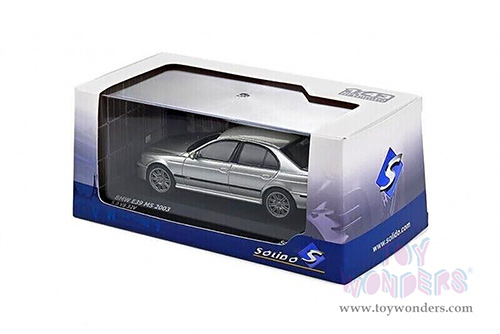 Solido - BMW E39 M5 5.0 V8 32V (2003, 1/43 scale diecast model car, Titanium Silver) S4310502
