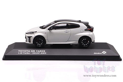 Solido - Toyota Yaris GR 1.6l Turbo - 261HP AWD (2020, 1/43 scale diecast model car, Platin White) S4311101