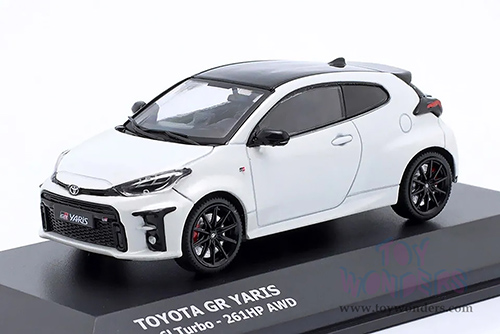 Solido - Toyota Yaris GR 1.6l Turbo - 261HP AWD (2020, 1/43 scale diecast model car, Platin White) S4311101