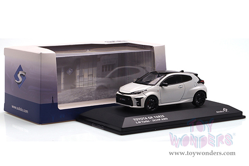 Solido - Toyota Yaris GR 1.6l Turbo - 261HP AWD (2020, 1/43 scale diecast model car, Platin White) S4311101