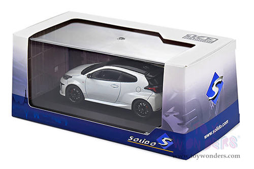 Solido - Toyota Yaris GR 1.6l Turbo - 261HP AWD (2020, 1/43 scale diecast model car, Platin White) S4311101