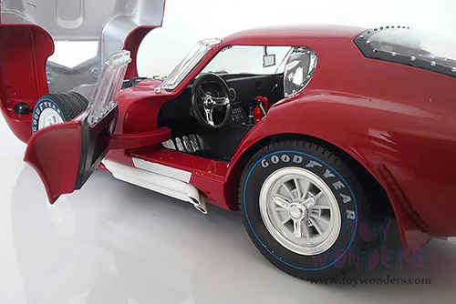 Shelby - Shelby Cobra Daytona Coupe #98 (1965, 1/18 scale diecast model car, Red w/ White Stripes) SC131R