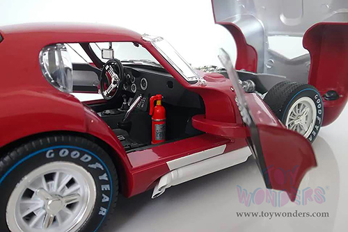 Shelby - Shelby Cobra Daytona Coupe #98 (1965, 1/18 scale diecast model car, Red w/ White Stripes) SC131R