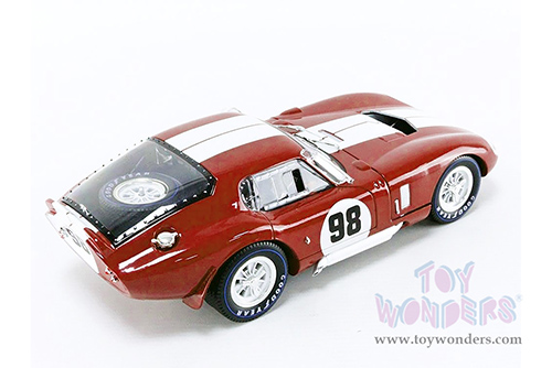 Shelby - Shelby Cobra Daytona Coupe #98 (1965, 1/18 scale diecast model car, Red w/ White Stripes) SC131R