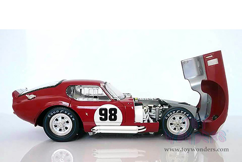 Shelby - Shelby Cobra Daytona Coupe #98 (1965, 1/18 scale diecast model car, Red w/ White Stripes) SC131R