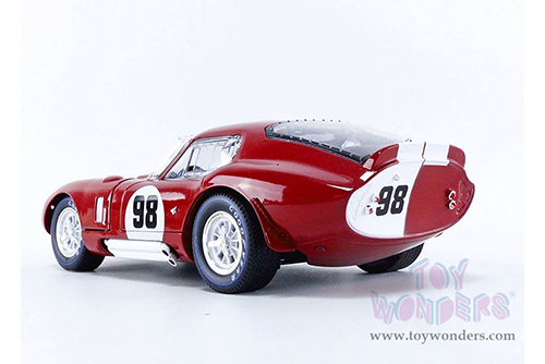 Shelby - Shelby Cobra Daytona Coupe #98 (1965, 1/18 scale diecast model car, Red w/ White Stripes) SC131R