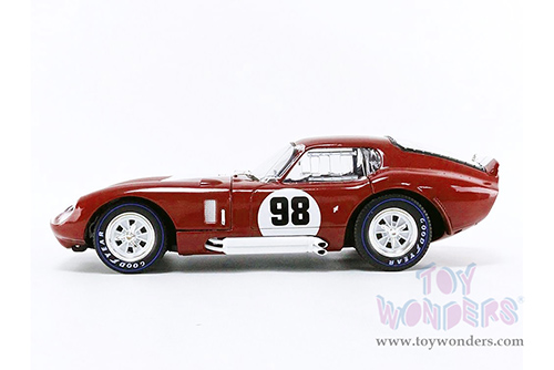 Shelby - Shelby Cobra Daytona Coupe #98 (1965, 1/18 scale diecast model car, Red w/ White Stripes) SC131R