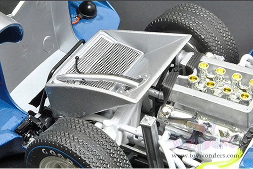 Shelby - Shelby Cobra Daytona Coupe #12 (1965, 1/18 scale diecast model car, Blue w/ White Stripes) SC146BU