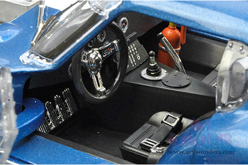 Shelby - Shelby Cobra Daytona Coupe #12 (1965, 1/18 scale diecast model car, Blue w/ White Stripes) SC146BU