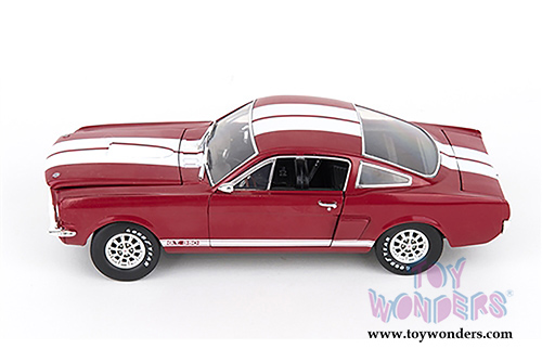 Shelby - Legend Series Shelby GT 350 Hardtop (1966, 1/18 scale diecast model car, Red w/ White Stripes) SC154R