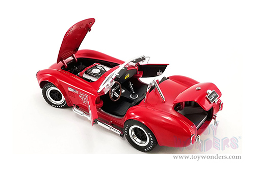 Shelby/Acme - Shelby Cobra 427 S/C #98 Convertible (1965, 1/18 scale diecast model car, Red) SC198