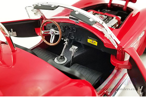 Shelby/Acme - Shelby Cobra 427 S/C #98 Convertible (1965, 1/18 scale diecast model car, Red) SC198