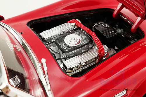 Shelby/Acme - Shelby Cobra 427 S/C #98 Convertible (1965, 1/18 scale diecast model car, Red) SC198