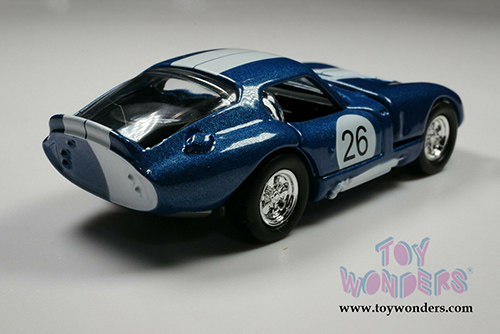 Shelby - Shelby&reg; 50th Anniversary Shelby Cobra "Daytona" Coupe&reg; (1965, 1/64 scale diecast model car, Blue) SC708BU