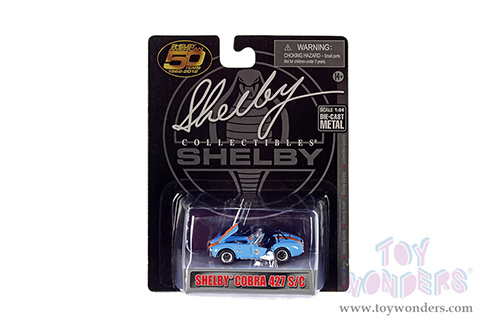 Shelby - Shelby&reg; 50th Anniversary Shelby Cobra 427 S/C #45 (1965, 1/64 scale diecast model car, Gulf Blue) SC715BU
