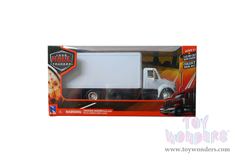 New Ray - Long Haul Trucker International&reg; 4200 Box Truck (1/43, diecast model car, White) SS-15903