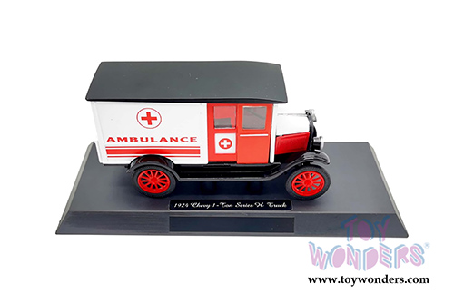 New Ray - Classic Collection Chevrolet&reg; Series H Ambulance (1924, 1/32 scale diecast model car, White/Red) SS-55073A