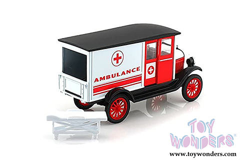 New Ray - Classic Collection Chevrolet&reg; Series H Ambulance (1924, 1/32 scale diecast model car, White/Red) SS-55073A
