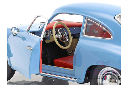Sun Star European - Porsche 356A 1500 GS Carrera GT Coupé (1957, 1/18 scale diecast model car, Aquamarine Blue) SS1342