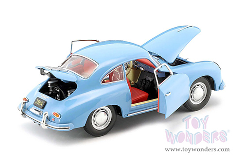 Sun Star European - Porsche 356A 1500 GS Carrera GT Coupé (1957, 1/18 scale diecast model car, Aquamarine Blue) SS1342