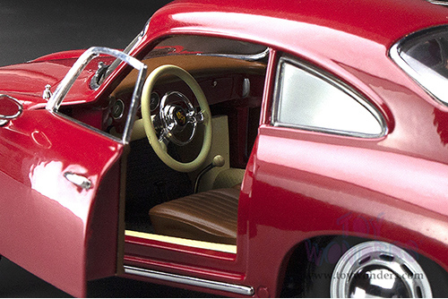 Sun Star European - Porsche 356A 1500 GS Carrera GT Coupé (1957, 1/18 scale diecast model car, Polyantha Red) SS1350