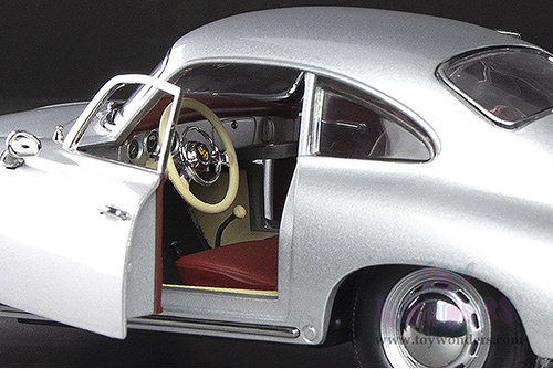 Sun Star European - Porsche 356A 1500 GS Carrera GT Coupé (1957, 1/18 scale diecast model car, Silver) SS1351