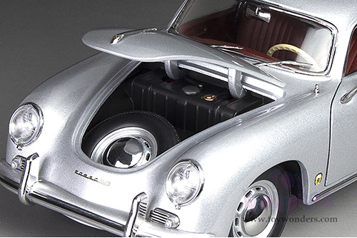 Sun Star European - Porsche 356A 1500 GS Carrera GT Coupé (1957, 1/18 scale diecast model car, Silver) SS1351