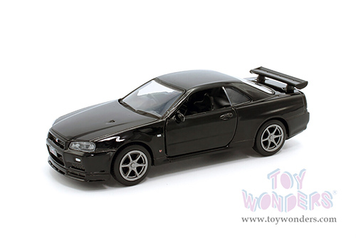 Showcasts Collectibles - Nissan Skyline GT-R34 V Spec II (1/36 scale diecast model car, Asstd.) TM012023