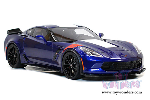 GT Spirit USA Exclusive - Chevrolet&reg; Corvette&reg; Grand Sport Hard Top (2017, 1/18 scale resin model car, Admiral Blue) US004