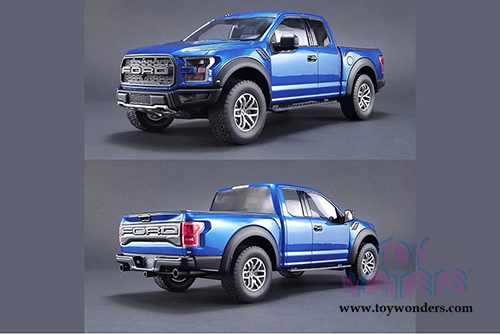 GT Spirit - Ford F150 Raptor Pickup Truck (2017, 1/18 scale resin model car, Lightning Blue) US009
