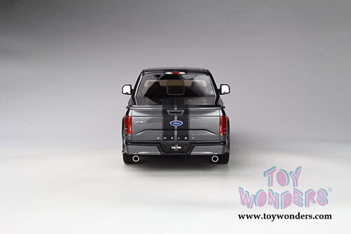 GT Spirit/ACME USA Exclusive - Ford Shelby F-150 Super Snake Pickup Truck with Bed Cover (2017, 1/18 scale resin model car, Metallic Gray) US022