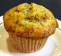 lemon poppy muffin