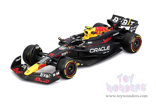 Bburago Formula Racing - Oracle Red Bull Racing RB20 Sergio Pérez #11 Formula One F1 (2024) (1/43 scale diecast model car, Black) 01933/11