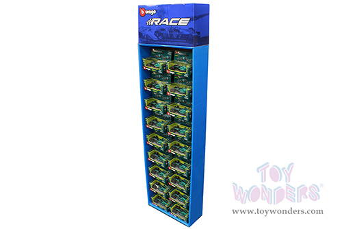 Bburago Formula Racing - 36-Pack Aston Martin AMR23 Sidekick Formula One F1 (2023) with Power Wing (1/43 scale diecast model car, Green) 01933-ASTON