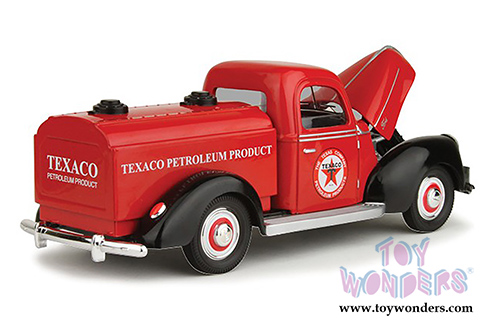 Texaco - Texaco Ford Tanker (1940, 1/18 scale diecast model car, Red w/Black) 0605R