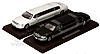 Show product details for Superior - Lincoln Limousine (2003, 1:28, Black and White) 0702W/2