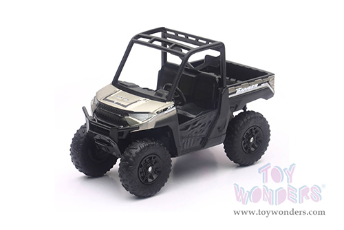 New Ray - Mini Polaris Ranger XP1000 EPS (4", diecast model car, Black/Beige) 07353