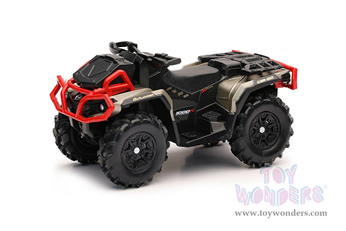 New Ray - Mini CAN-AM Outlander X MR1000R ATV (1/20 scale diecast model car, Black/Red) 07373