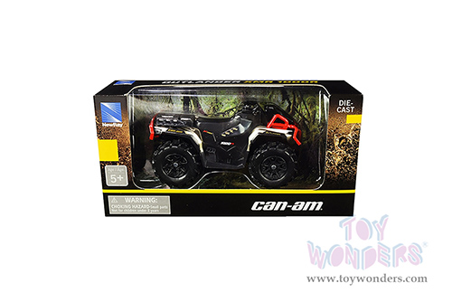 New Ray - Mini CAN-AM Outlander X MR1000R ATV (1/20 scale diecast model car, Black/Red) 07373
