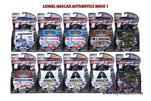 Lionel Racing - Nascar Authentics Race Cars Wave 1 (1/64 scale diecast model car) 10205-W1
