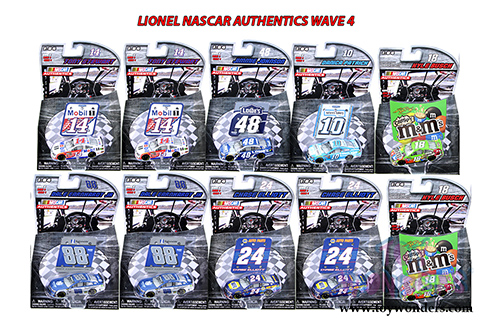 Lionel Racing - Nascar Authentics Race Cars Wave 4 (1/64 scale diecast model car) 10205-W4